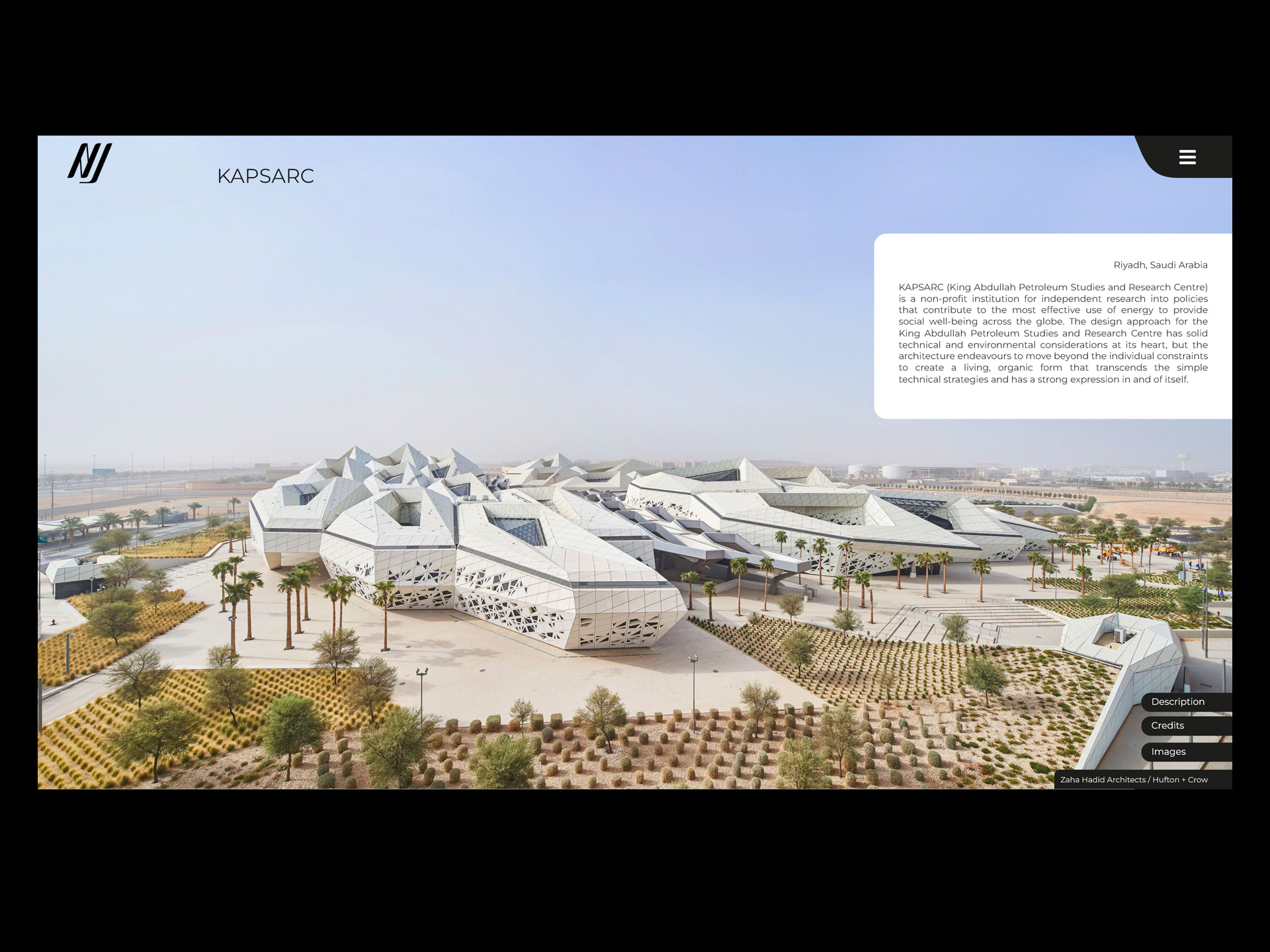 Website for Architect Nahed Jawad
